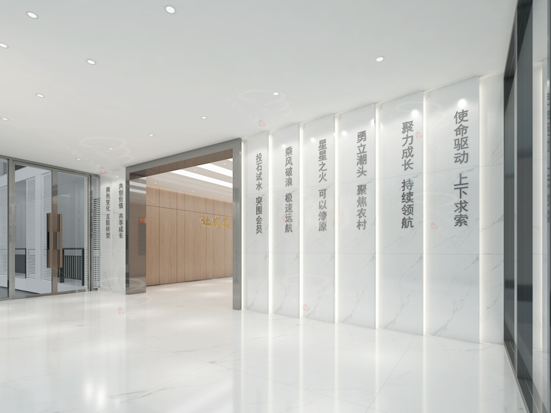 辦公樓電梯廳設計